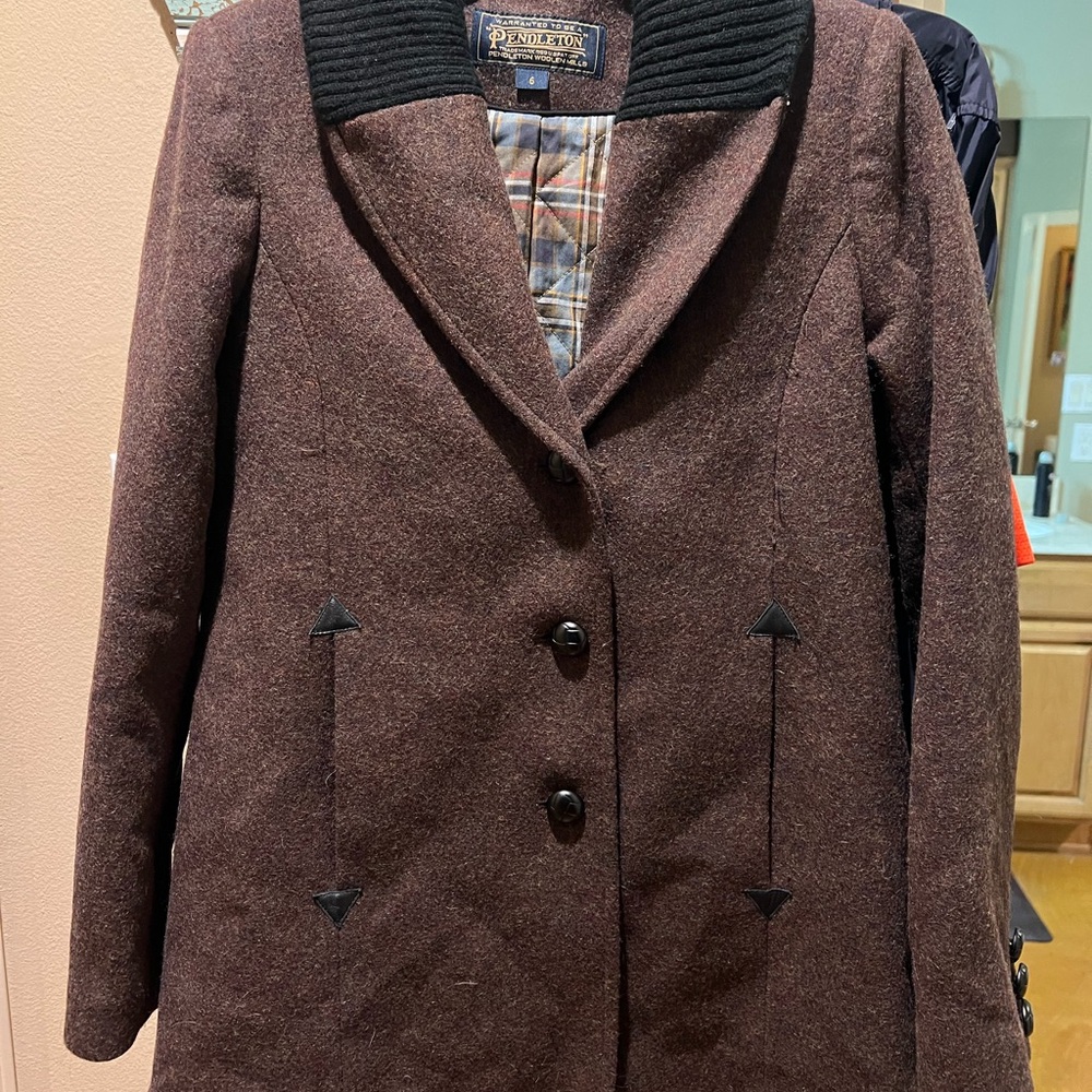 Pendleton Ladies' Wool Blend Topper Coat NWT